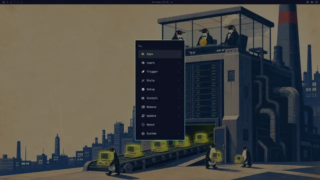 Omarchy menu