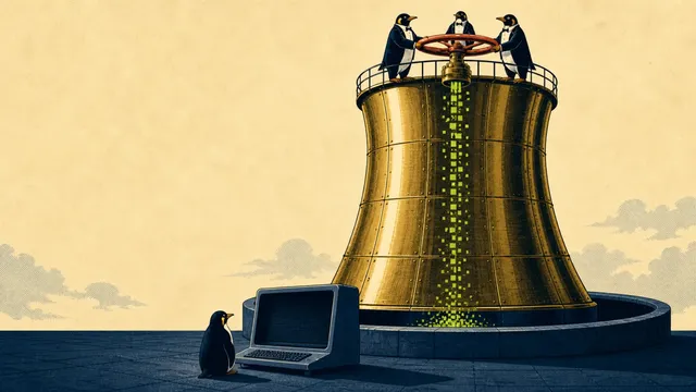 Oligarchy wallpaper: trickle down computing