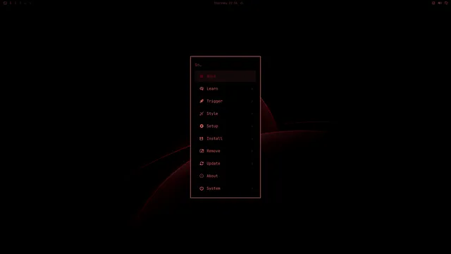 Omarchy menu