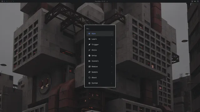 Omarchy menu