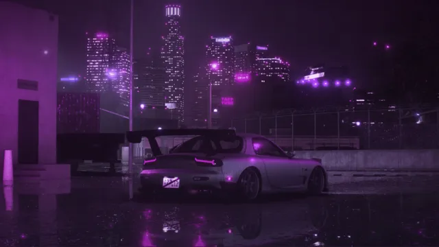 Omarchy Mac Transparent wallpaper: rx7
