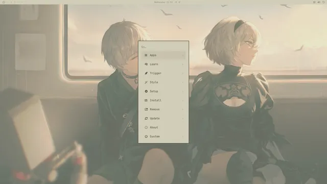 Omarchy menu