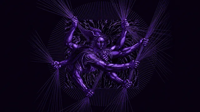 Omarchy Nous Research Purple wallpaper: nous purple field