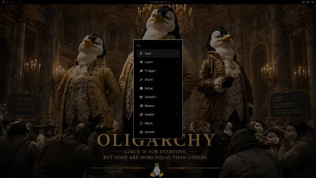 Omarchy menu