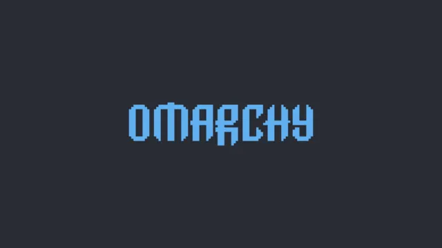 One Dark wallpaper: omarchy