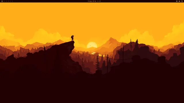 Empty desktop