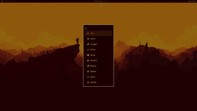 Omarchy menu