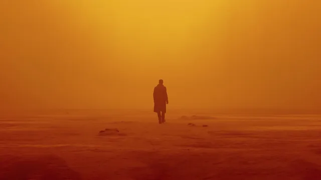 Orange Planet wallpaper: br2049 wallpaper desert