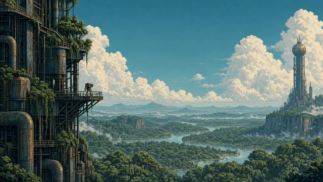 Outpost wallpaper: forest
