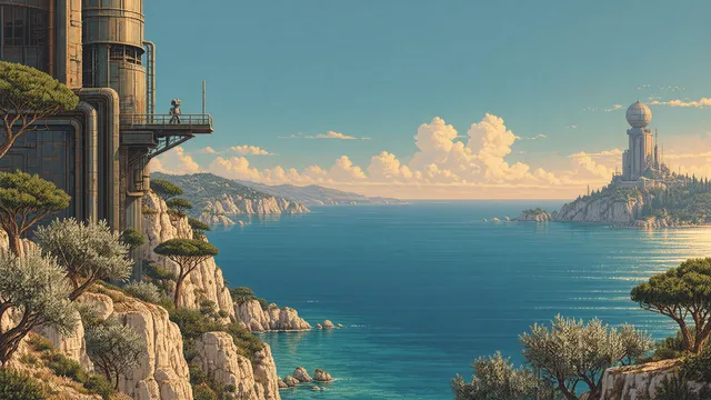 Outpost wallpaper: mediterranean