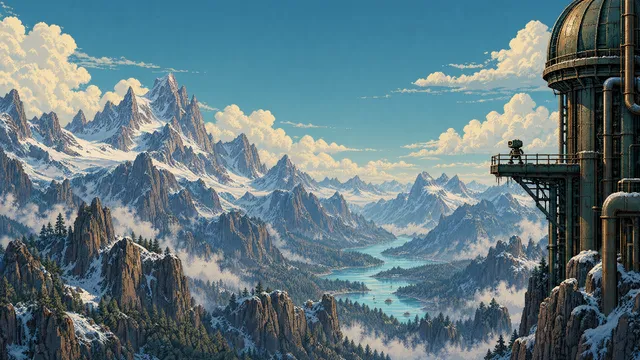 Outpost wallpaper: alpine