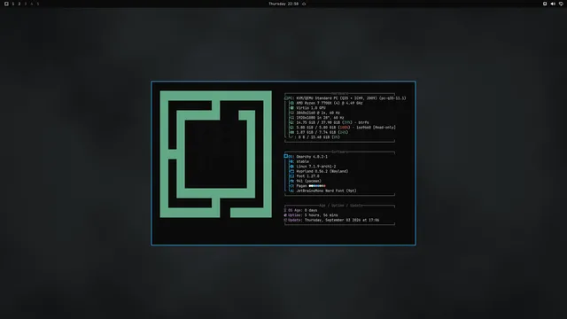 About window