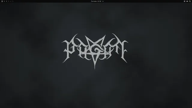 Empty desktop