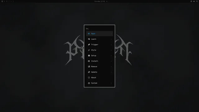 Omarchy menu