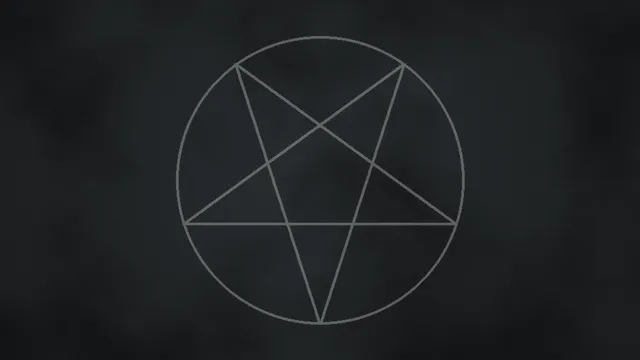 Pagan wallpaper: pentagram dark