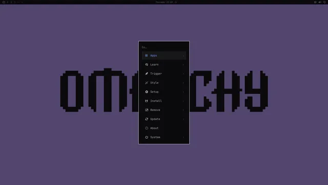 Omarchy menu