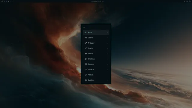 Omarchy menu