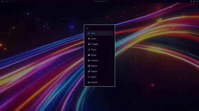 Omarchy menu