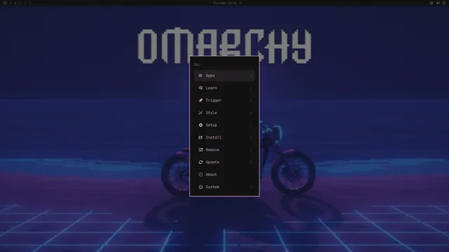 Omarchy menu