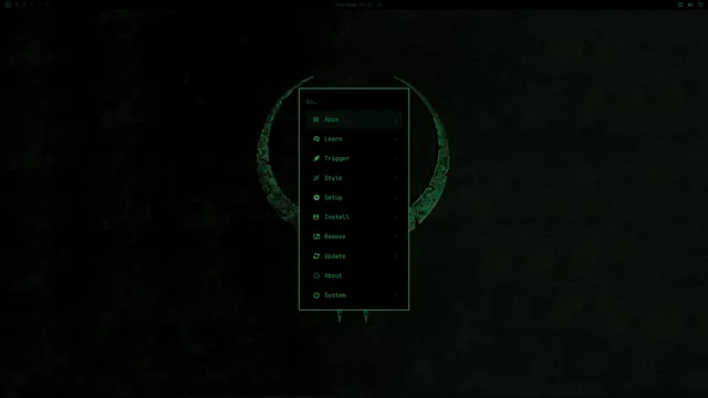 Omarchy menu