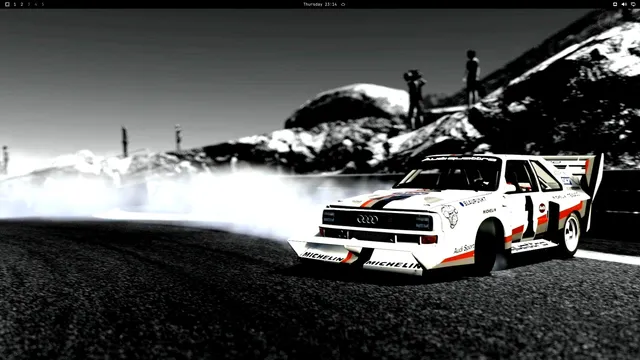 Empty desktop