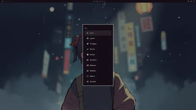 Omarchy menu