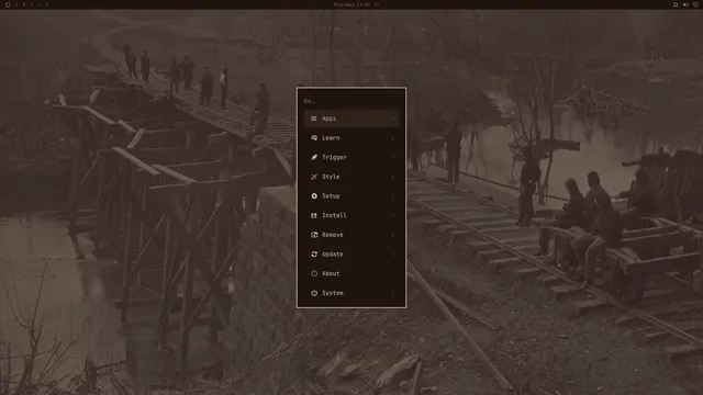Omarchy menu