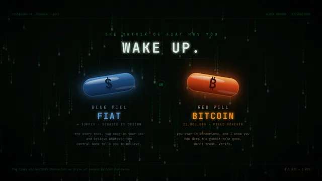 Red Pill wallpaper: the choice