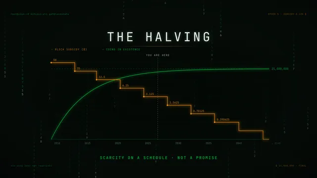 Red Pill wallpaper: the halving