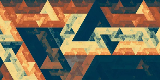 Retro 82 wallpaper: abstract pyramids