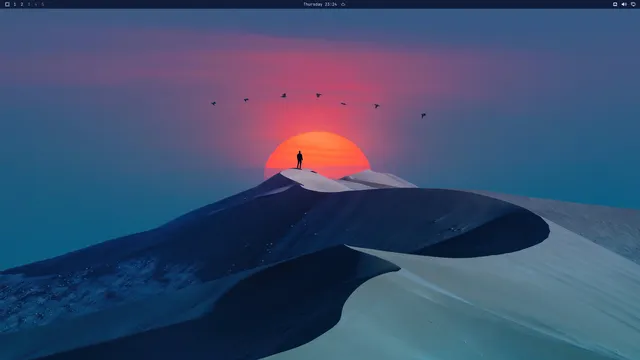 Empty desktop