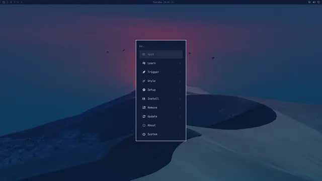 Omarchy menu