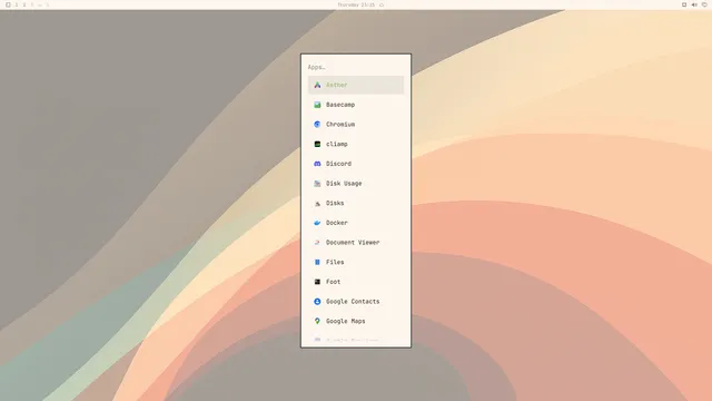 App launcher