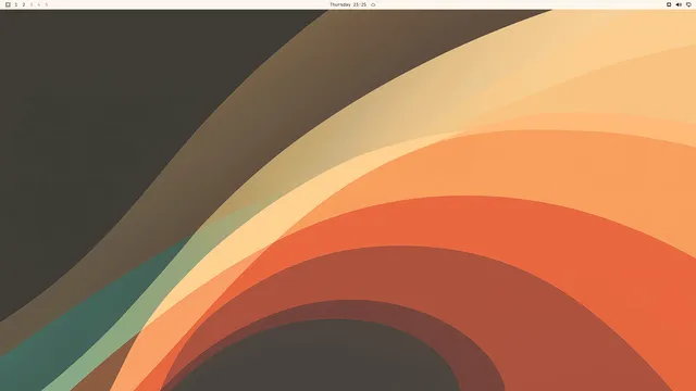 Empty desktop