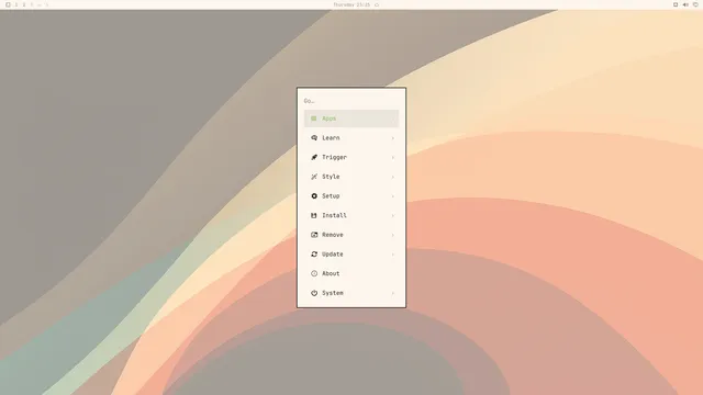 Omarchy menu