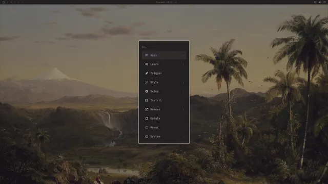 Omarchy menu