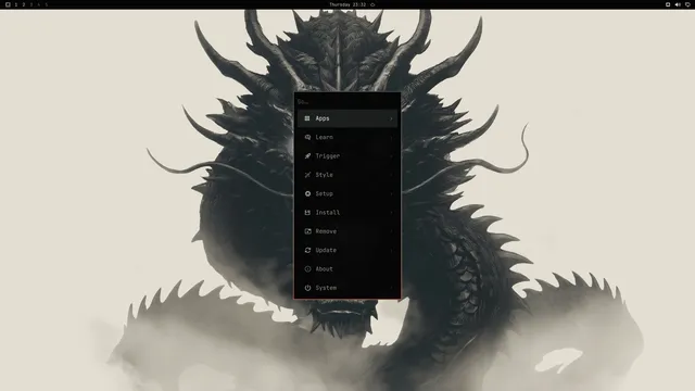 Omarchy menu