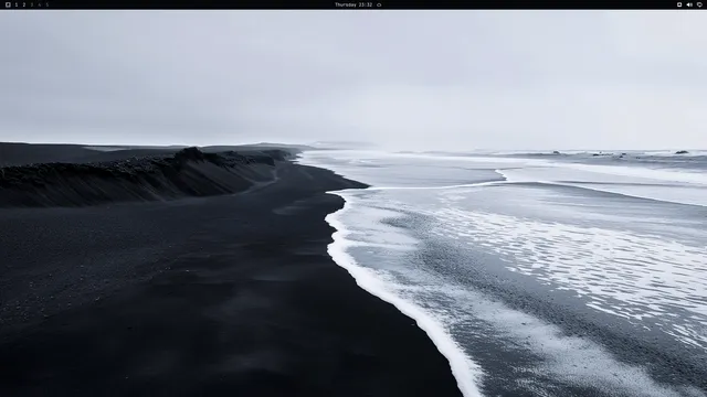 Empty desktop