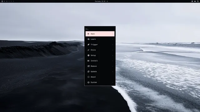 Omarchy menu