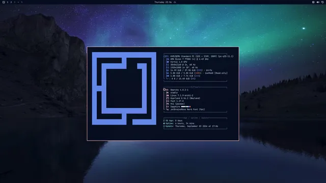 About window