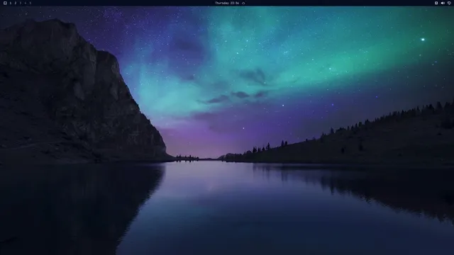 Empty desktop