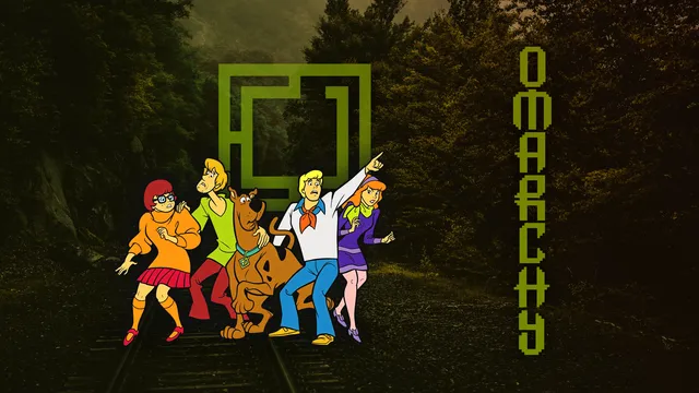 Scooby Doo wallpaper: omarchy forest tracks