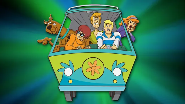 Scooby Doo wallpaper: mystery machine green glow