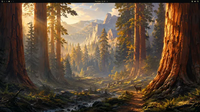 Empty desktop
