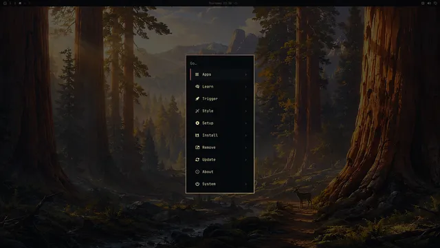 Omarchy menu