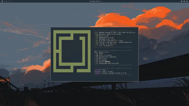 About window