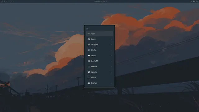 Omarchy menu
