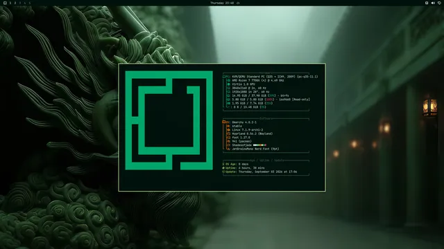 About window