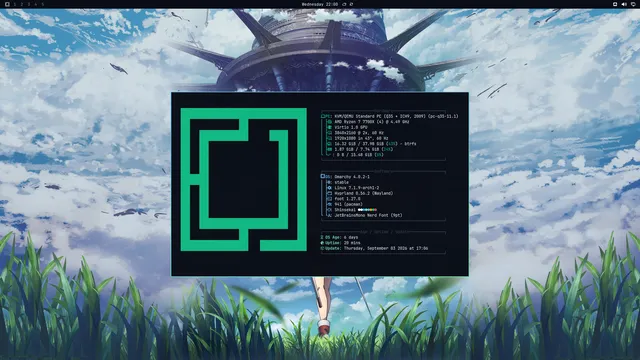 About window