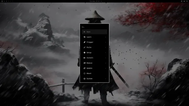 Omarchy menu